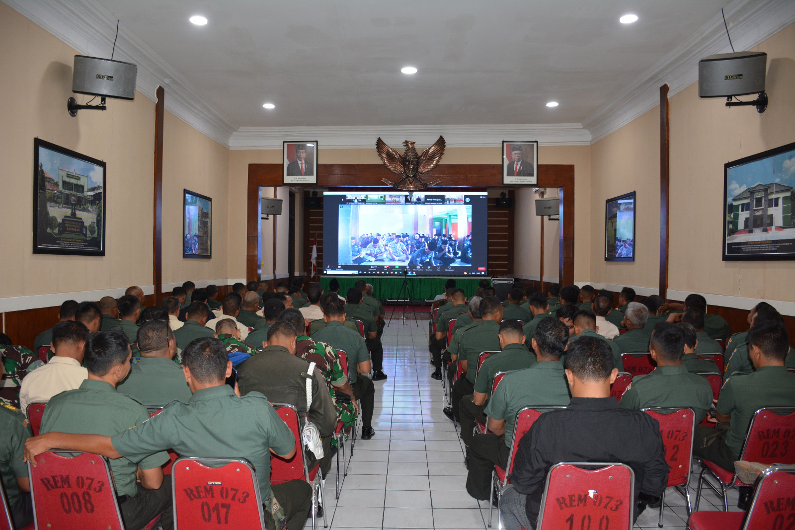 Melaui Video Conference, Korem 073/Makutarama Gelar Doa Bersama 